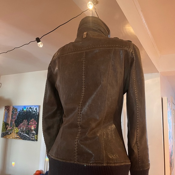 Exquisite Mackage women’s leather jacket size small $250 - Picture 2 of 14